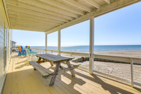 Beachfront Home with Deck and Views in Freeport!